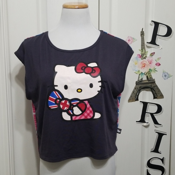 Hello Kitty Tops - Hello Kitty London Sheer Top by Sanrio